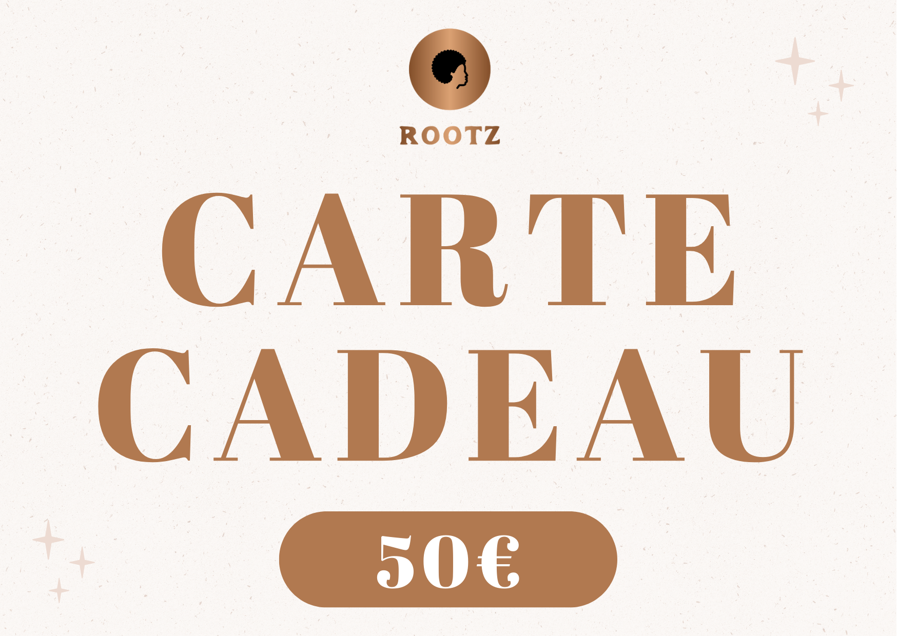 Carte cadeau Rootz Shop