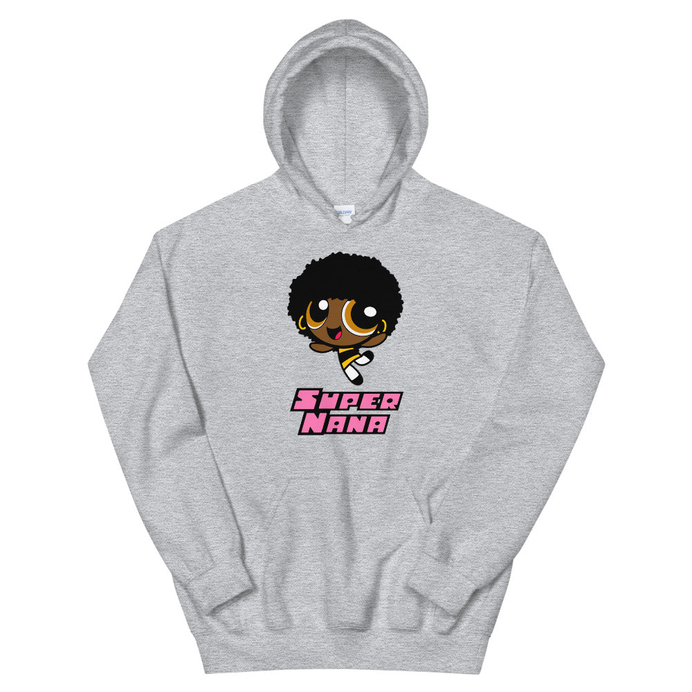 Sweatshirt capuche "Afro Super Nana"
