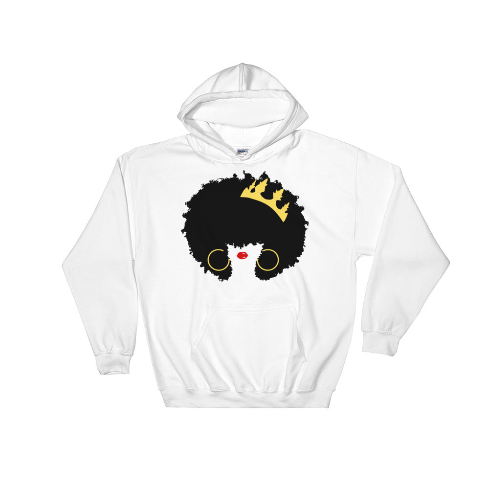 Sweatshirt capuche "Queen Afro" - Rootz shop