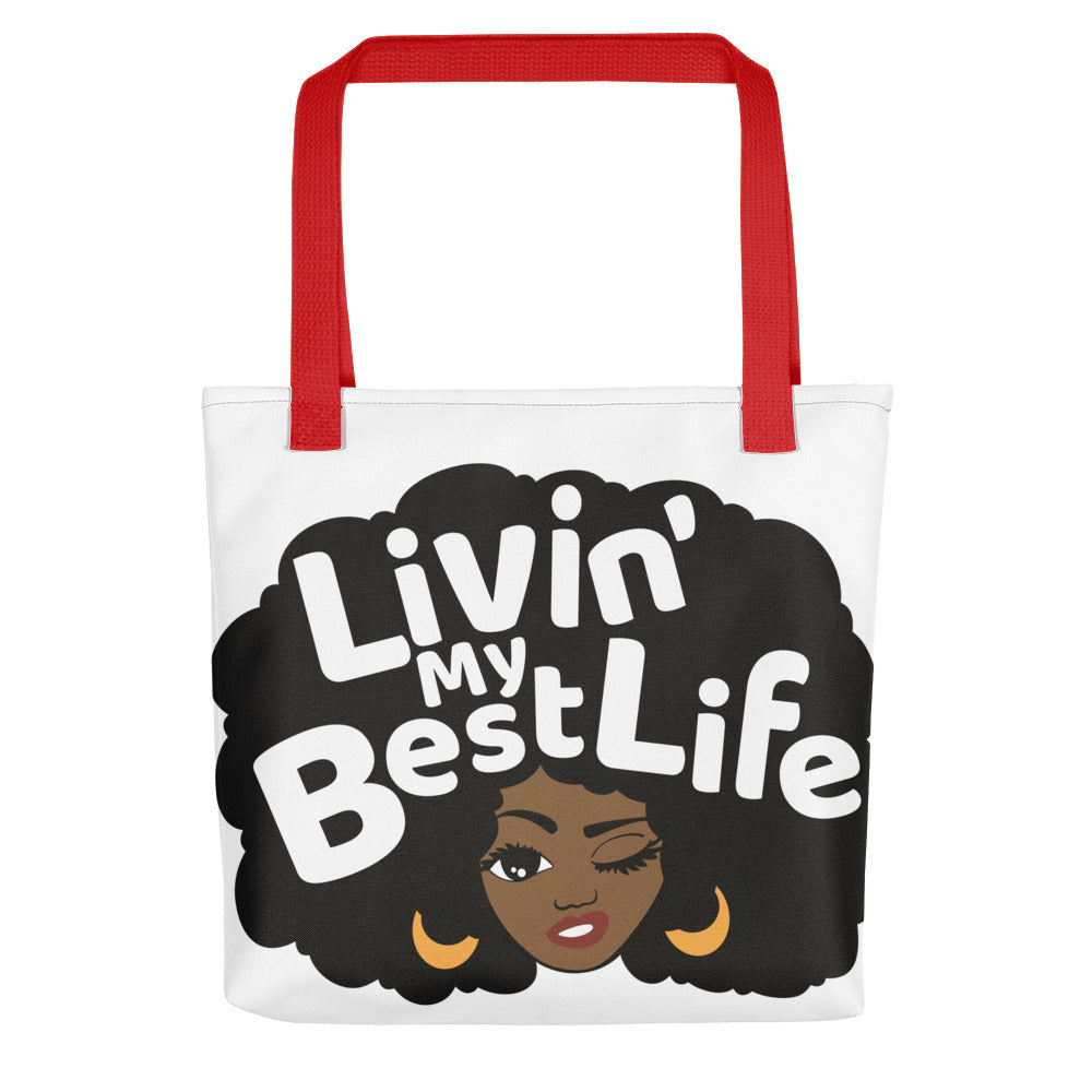 Tote bag "Living My Best Life"