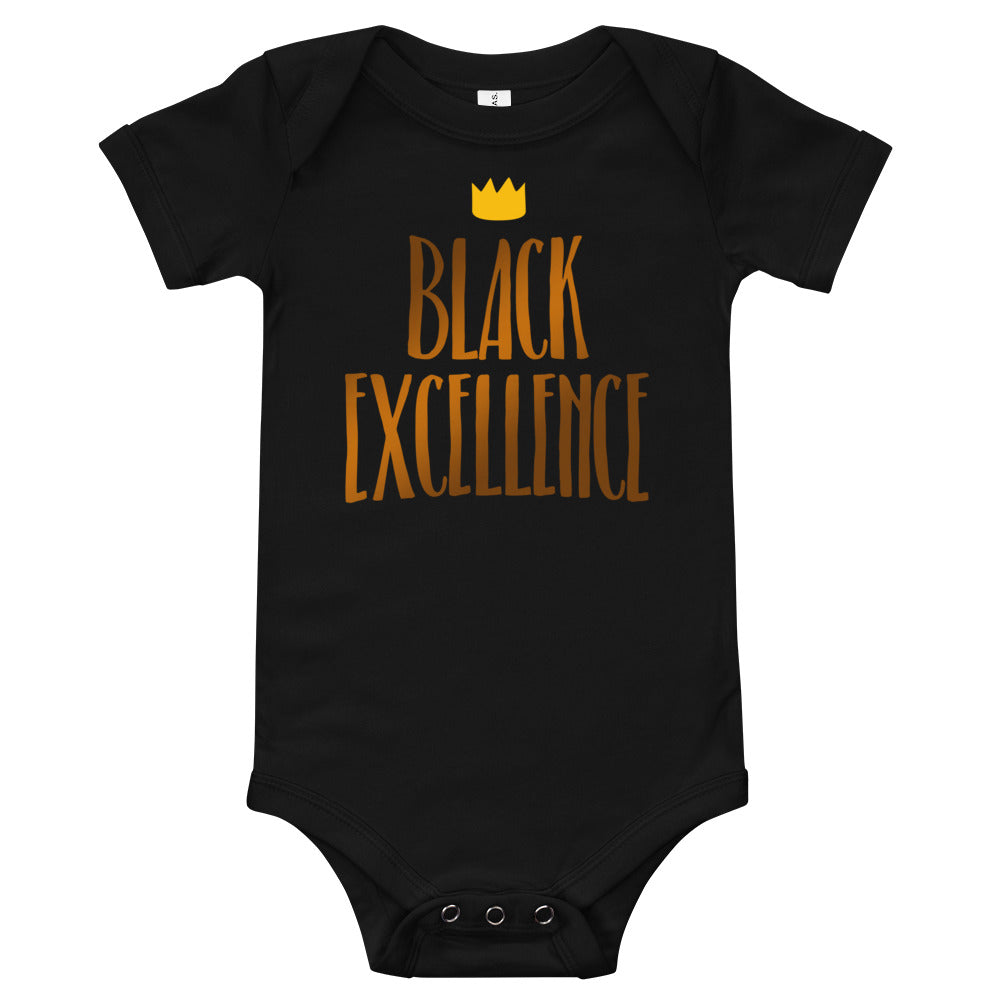 “Black Excellence” baby bodysuit