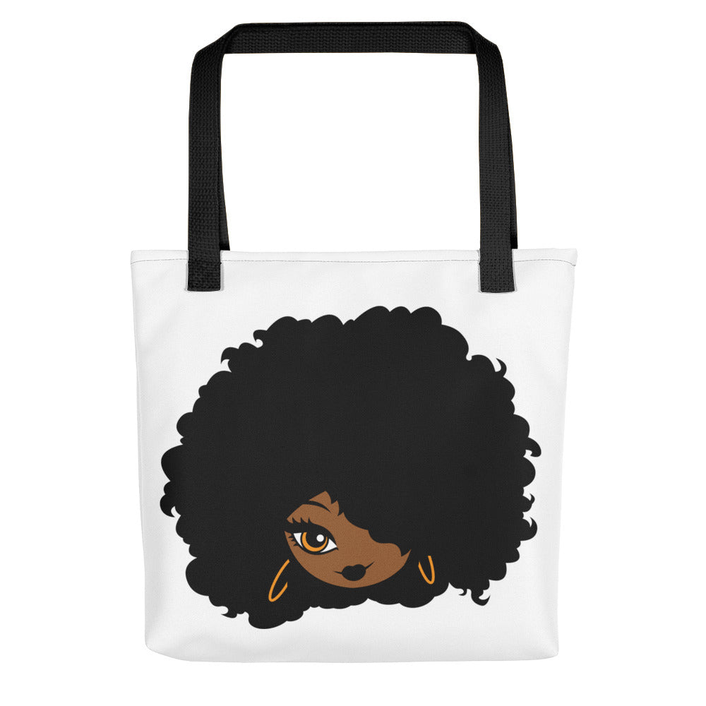 Tote bag "Afro Girl Cartoon" - Rootz shop