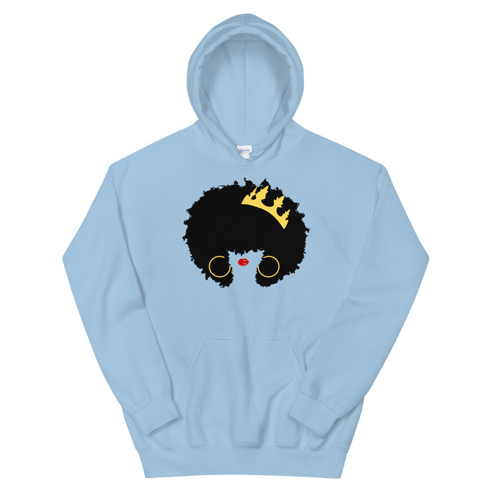 Sweatshirt capuche "Queen Afro"