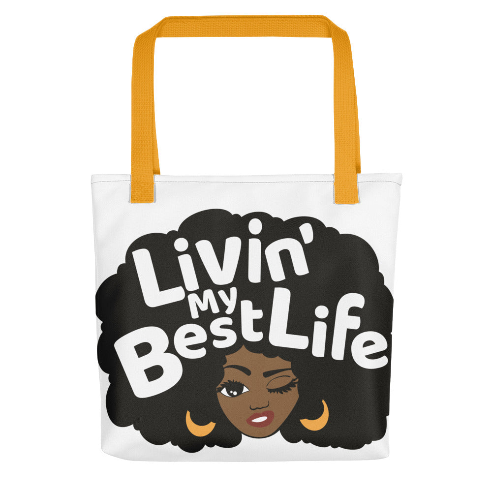 Tote bag "Living My Best Life"