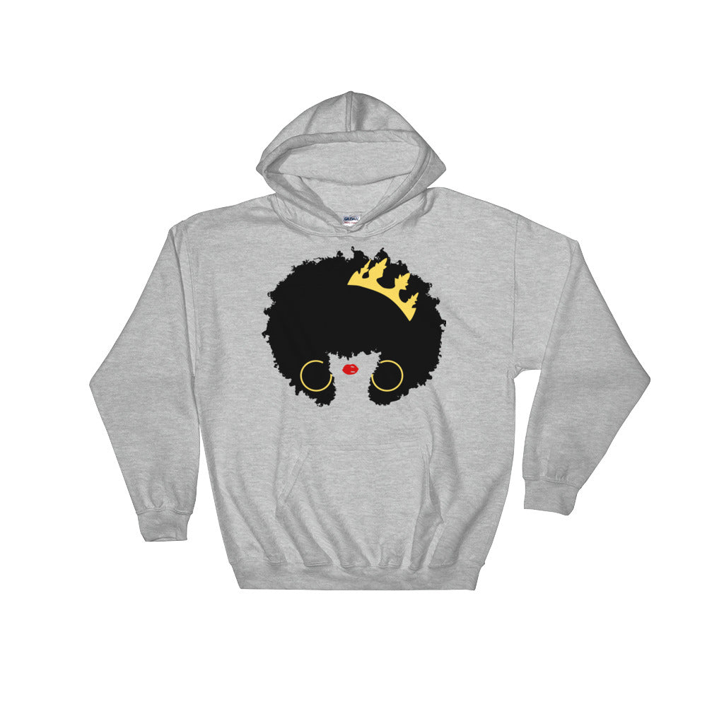 Sweatshirt capuche "Queen Afro" - Rootz shop