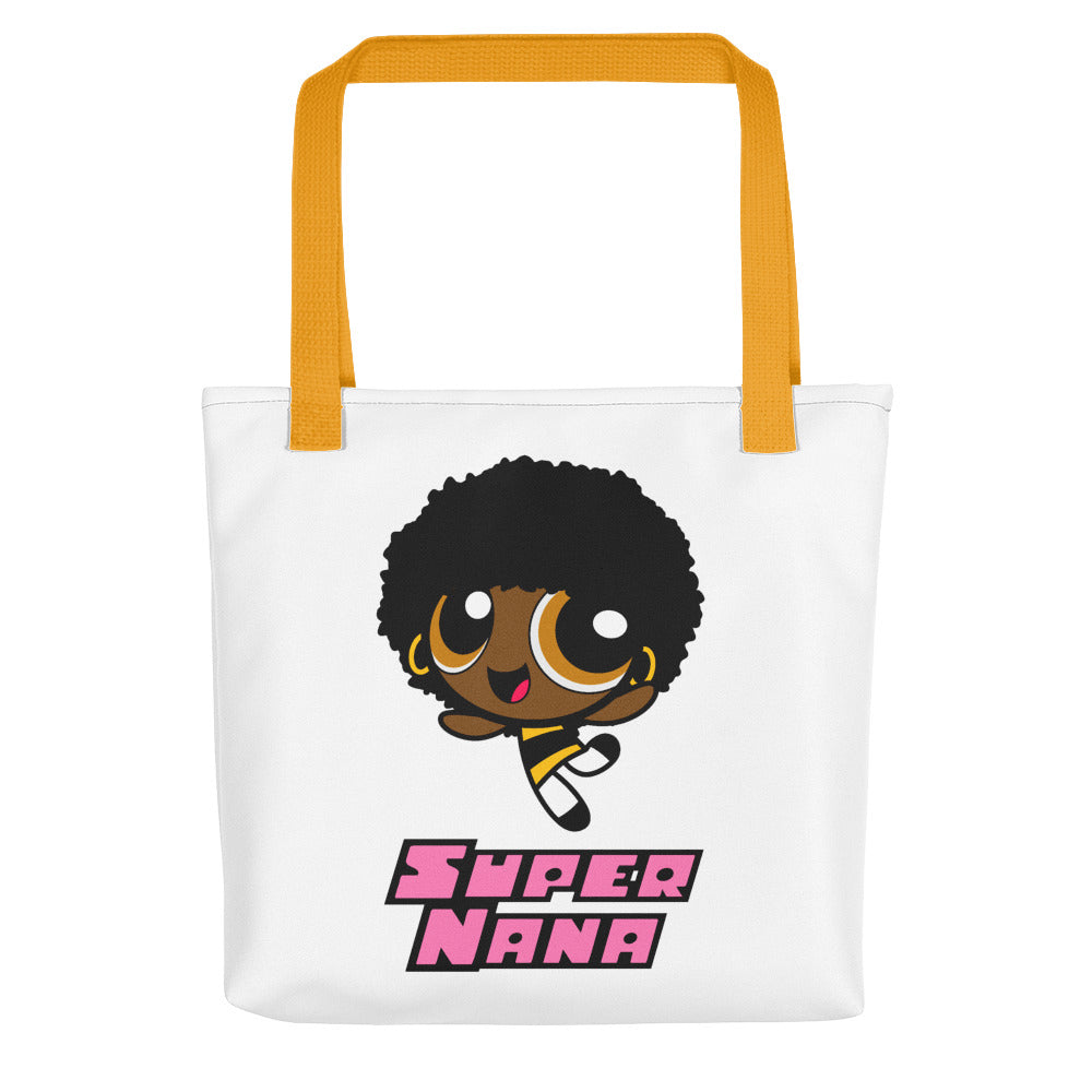 “Afro Super Nana” tote bag