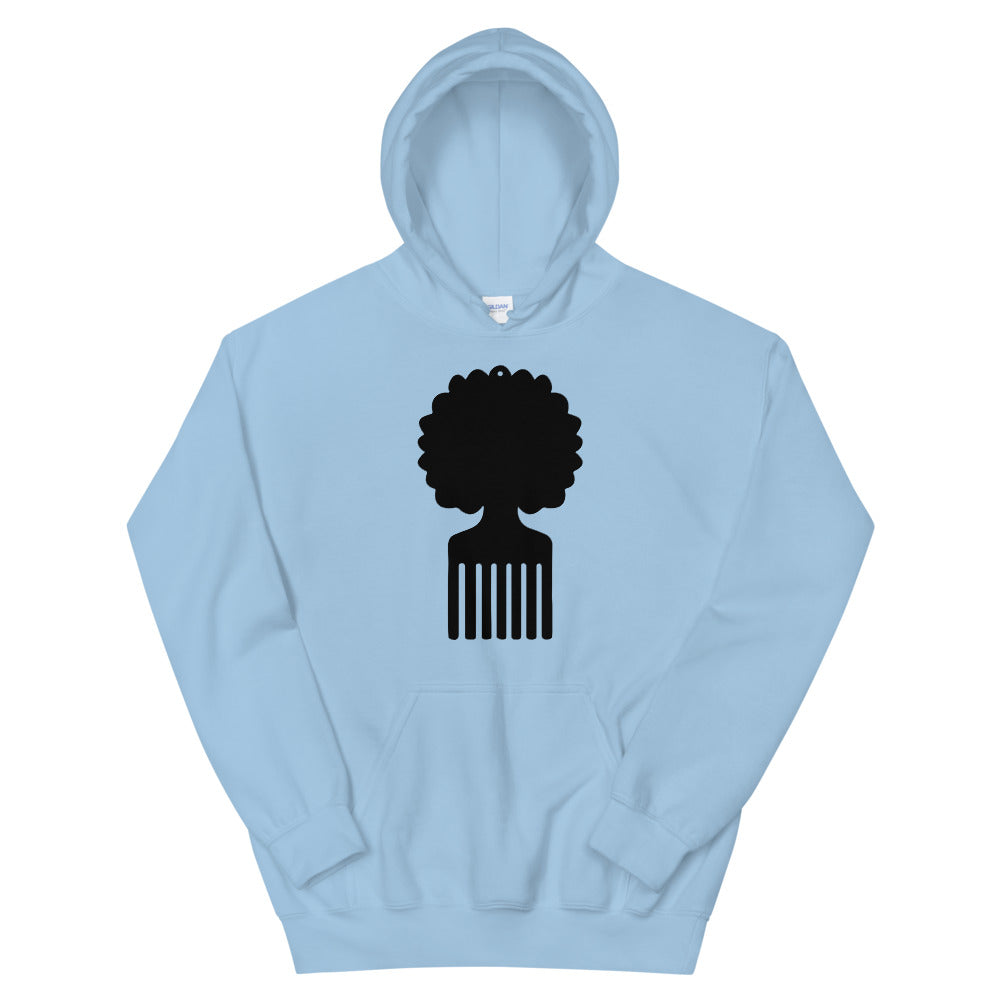 “Afro Comb” hooded sweatshirt