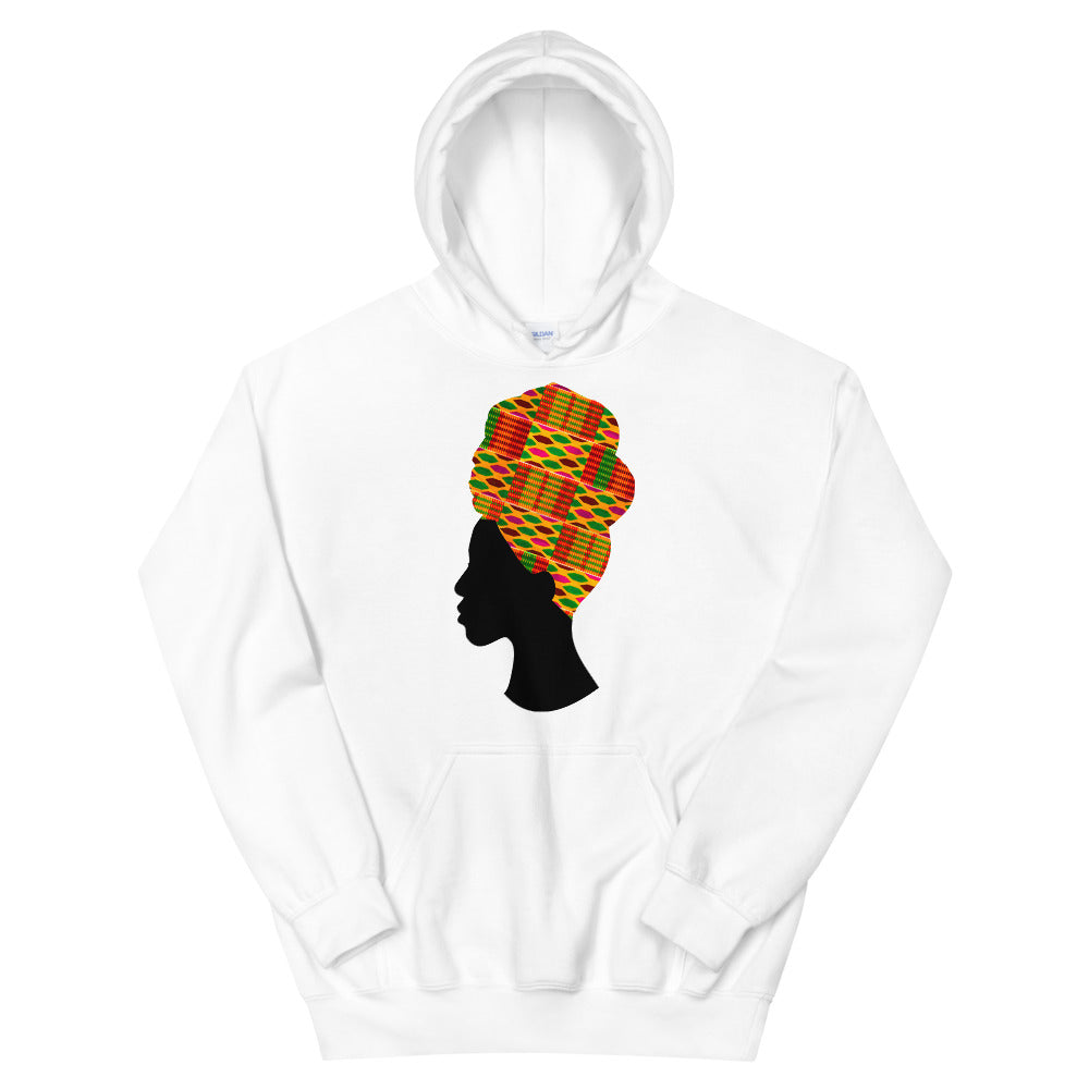 “Wrap Kente” hooded sweatshirt