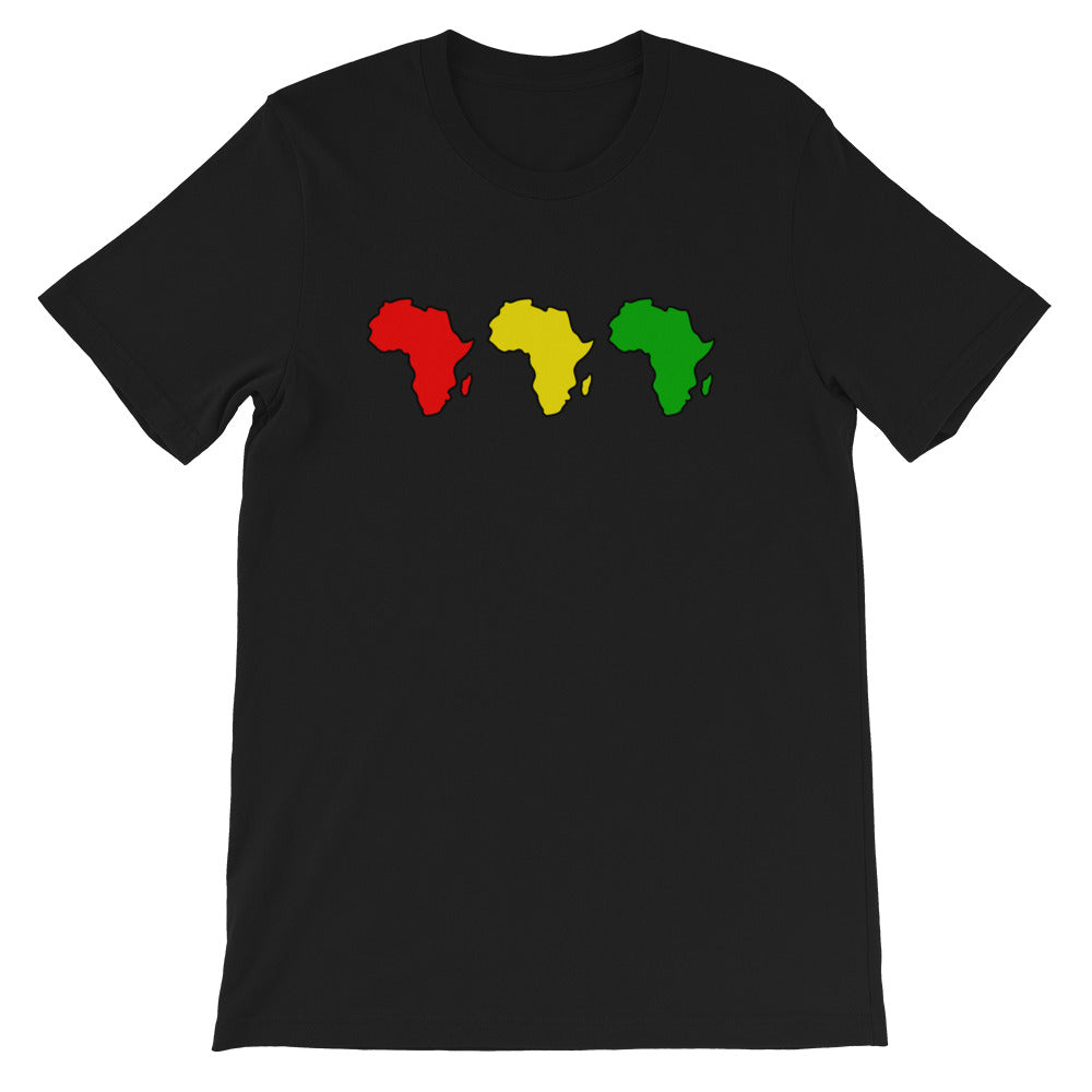 T-Shirt "Afrique Rouge-Jaune-Vert" - Rootz shop