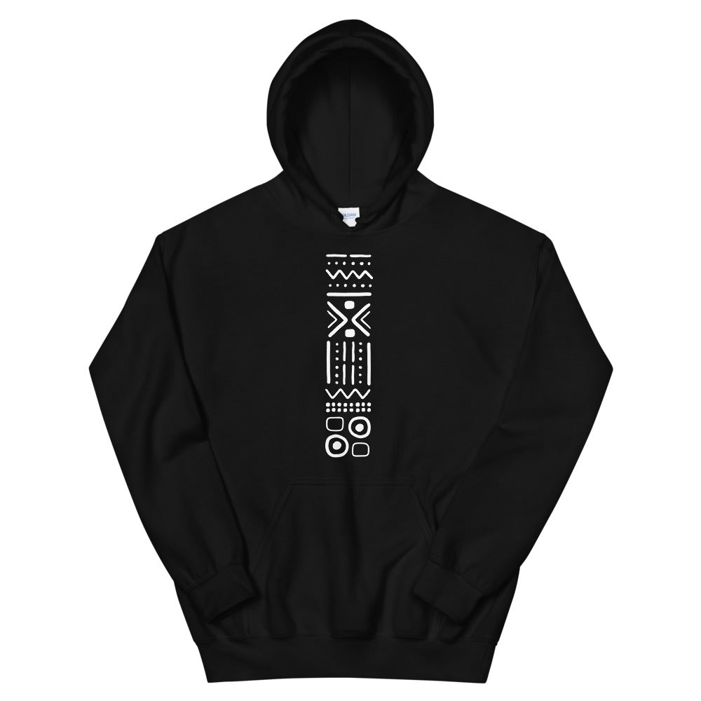 “Afro Patterns” hooded sweatshirt