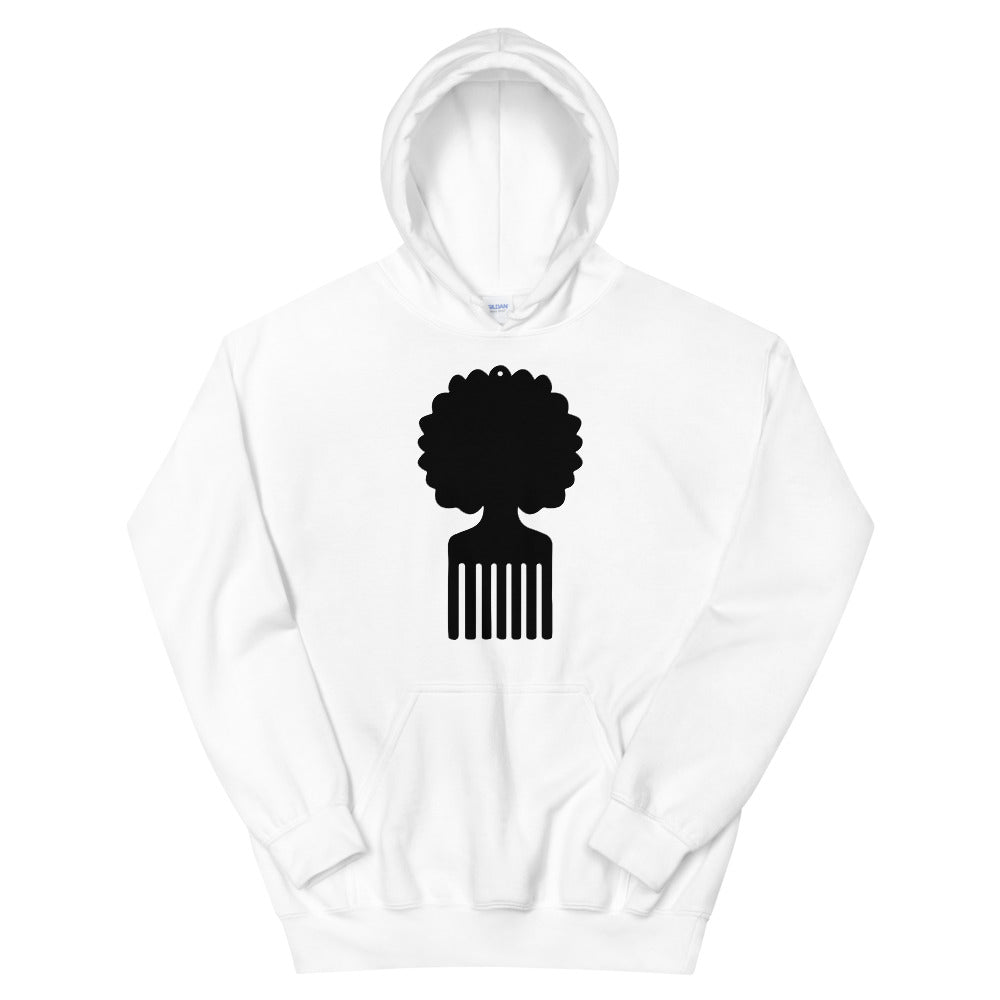 “Afro Comb” hooded sweatshirt