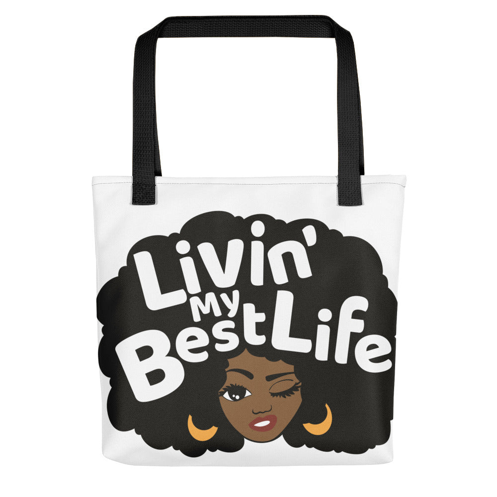 Tote bag "Living My Best Life"