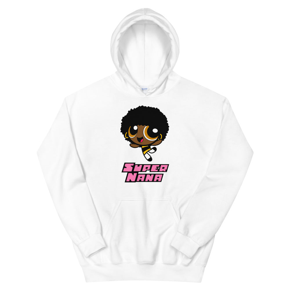 “Afro Super Nana” hooded sweatshirt
