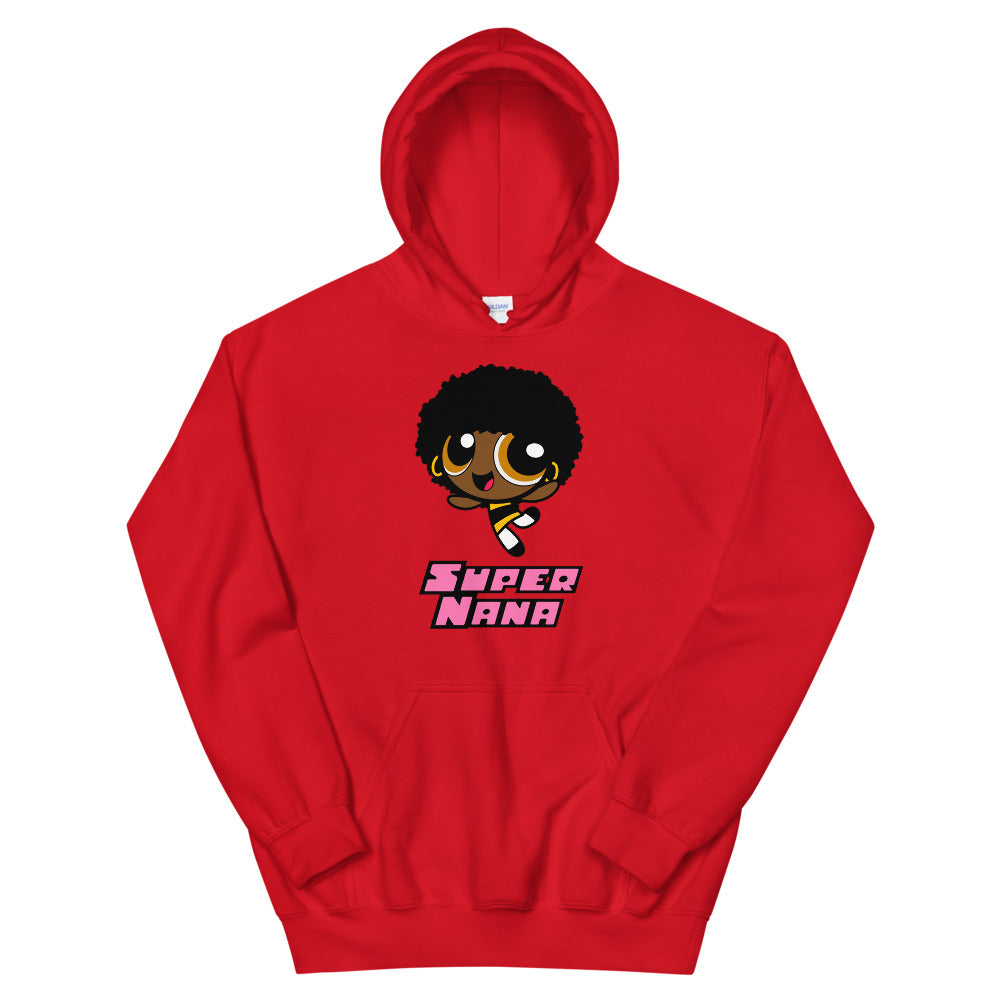 “Afro Super Nana” hooded sweatshirt