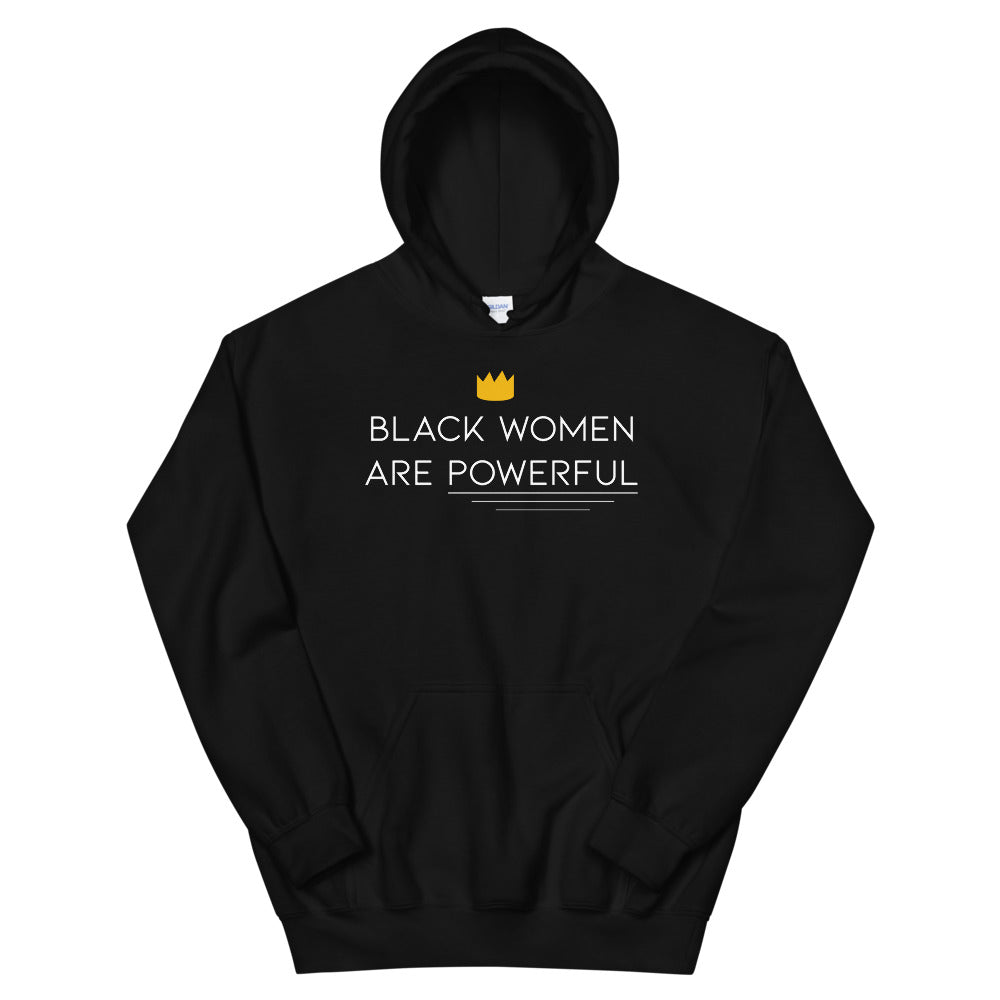 Sweatshirt capuche "Black Women are Powerful"