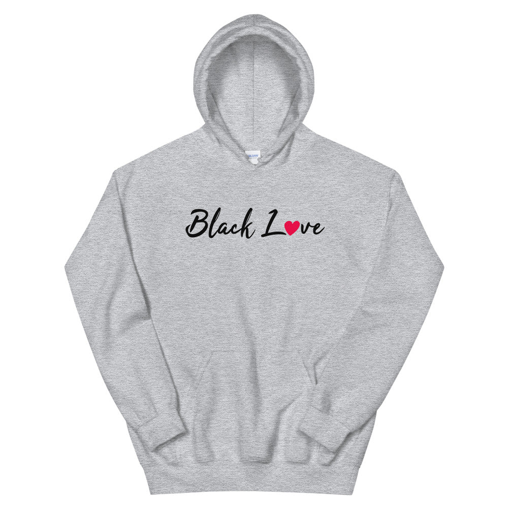 Sweatshirt capuche "Black Love"